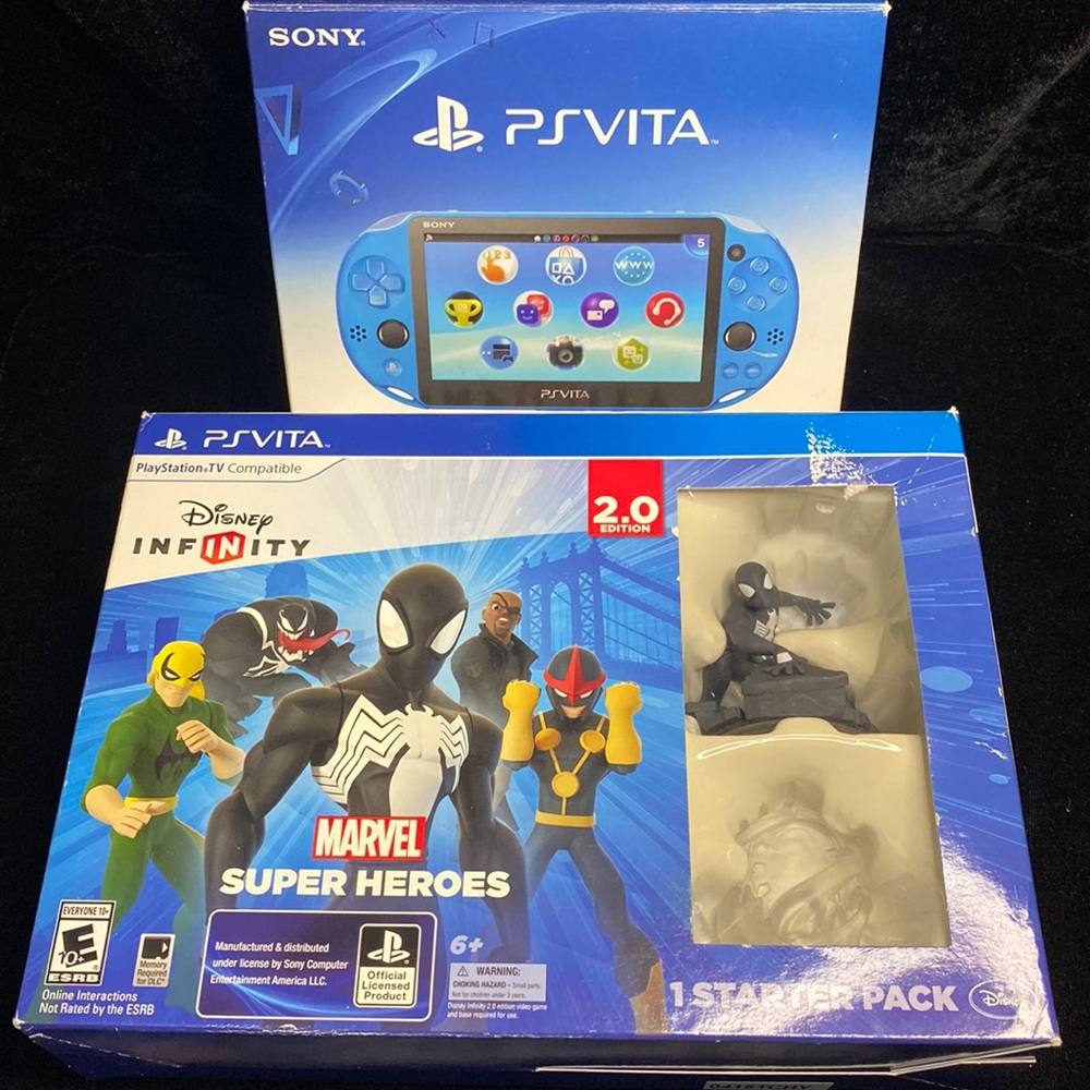 PSVITA Aqua blue bundle